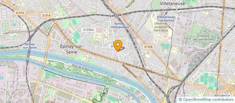localisation de l'entreprise ABDE RENOVE à EPINAY-SUR-SEINE