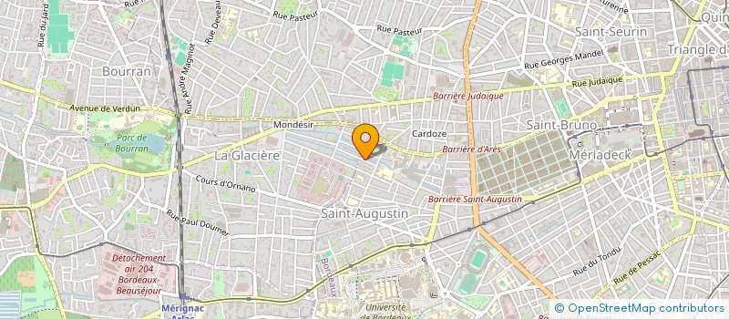 localisation de l'entreprise ABDEJLIL  BORDEAUX