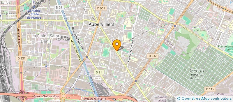 localisation de l'entreprise ABDEL ISOL à AUBERVILLIERS