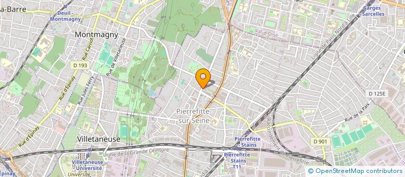 localisation de l'entreprise ABDEL MOUMENE SARL à PIERREFITTE-SUR-SEINE