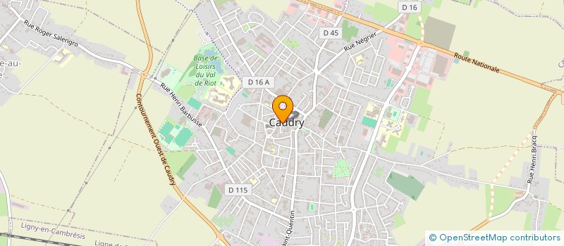 localisation de l'entreprise ABDEL VIANDES CAUDRY à CAUDRY