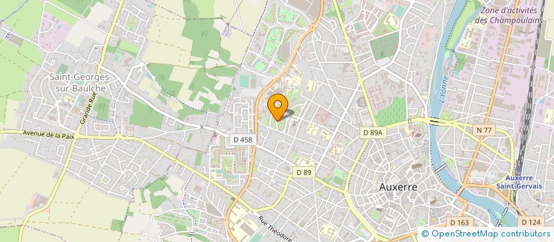 localisation de l'entreprise ABDEL VIGNE 89 à AUXERRE