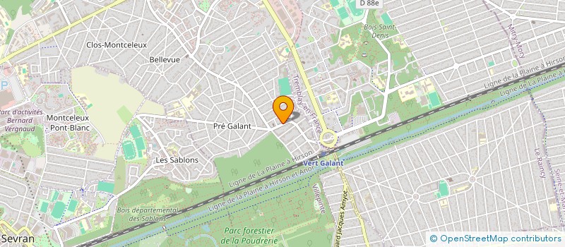 localisation de l'entreprise ABDELLAOUI DA SILVA  VILLEPINTE