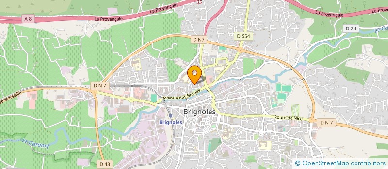 localisation de l'entreprise ABDELLAOUI FRERES à BRIGNOLES