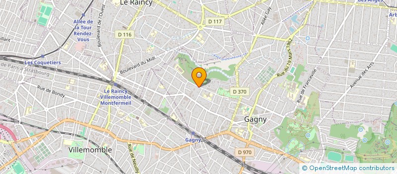 localisation de l'entreprise ABDELLI A ET HEROUAT M à GAGNY