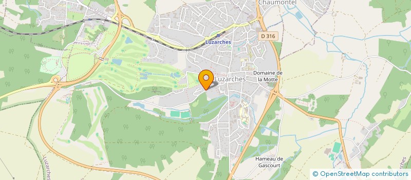 localisation de l'entreprise ABDENNOUR-ROLLAND à LUZARCHES