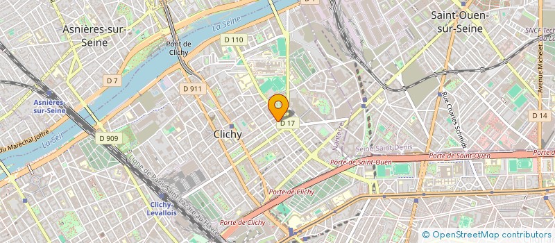 localisation de l'entreprise ABDEV à CLICHY