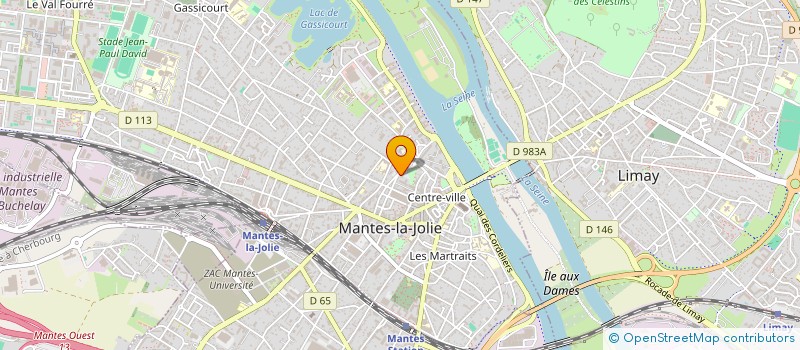 localisation de l'entreprise ABDF  MANTES-LA-JOLIE