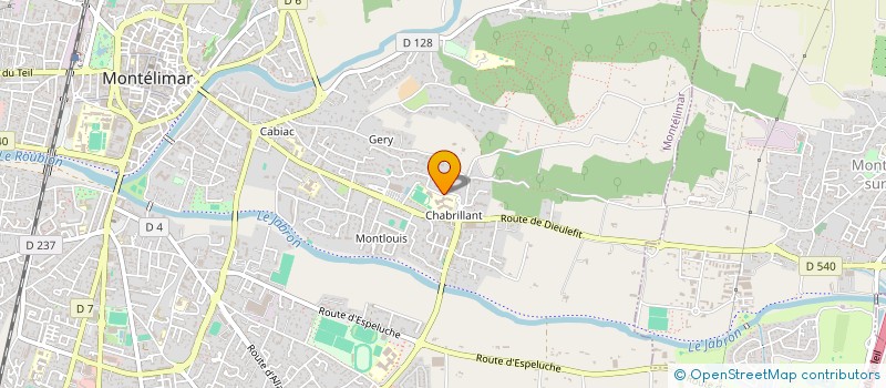 localisation de l'entreprise ABDFENCE  MONTELIMAR