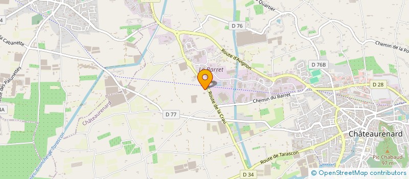 localisation de l'entreprise ABDG  CHATEAURENARD