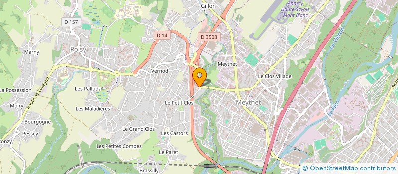 localisation de l'entreprise ABDH PHARMA  POISY