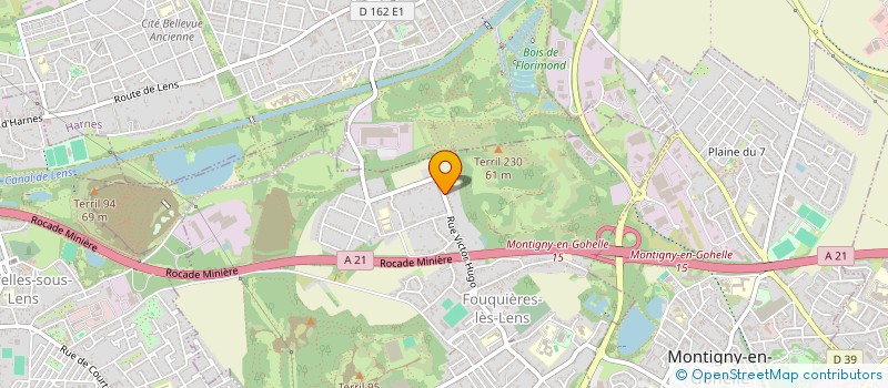 localisation de l'entreprise ABDI  FOUQUIERES-LES-LENS