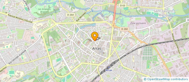 localisation de l'entreprise ABDINTERIORS à ARRAS