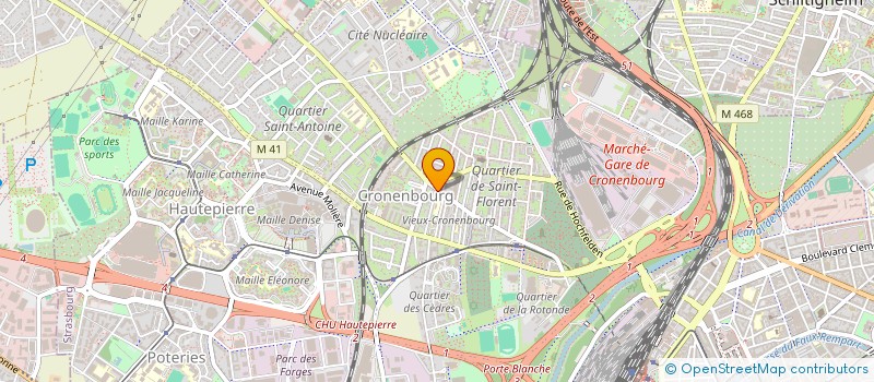localisation de l'entreprise ABDIOGLU ISOLATION SARL à STRASBOURG