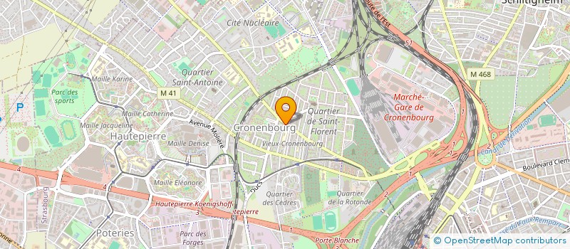 localisation de l'entreprise ABDIOGLU SARL à STRASBOURG