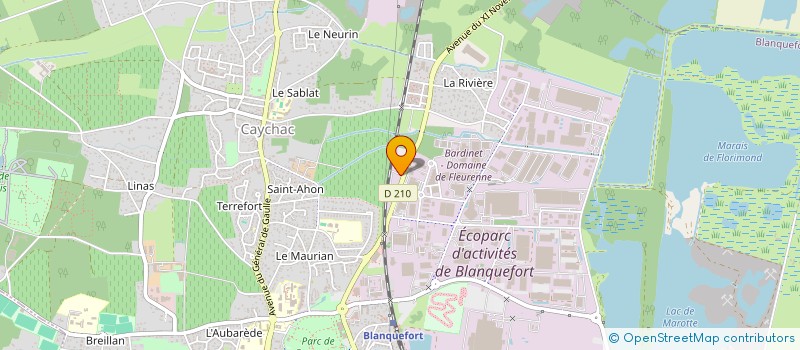 localisation de l'entreprise ABDM MENUISERIES à BLANQUEFORT