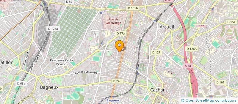 localisation de l'entreprise ABDO MAZLOUM à BAGNEUX