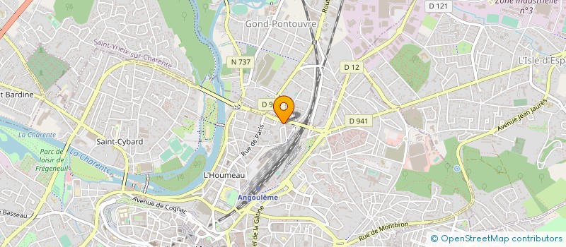 localisation de l'entreprise ABDO VITICOLE à ANGOULEME