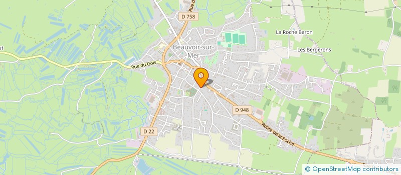 localisation de l'entreprise ABDOCE HABITAT  BEAUVOIR-SUR-MER