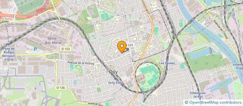 localisation de l'entreprise ABDOULAYE TRANSPORTS  ORLY