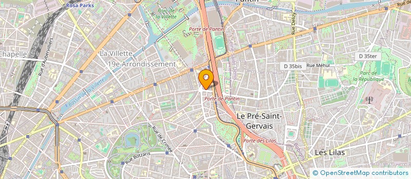 localisation de l'entreprise ABDS 404  PARIS