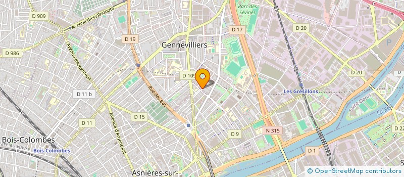 localisation de l'entreprise ABDSLIM à GENNEVILLIERS