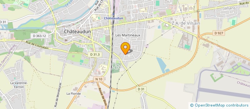 localisation de l'entreprise ABDULHAMIT TOPYAY CONSTRUCTION à CHATEAUDUN