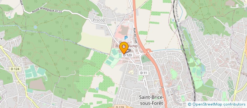 localisation de l'entreprise ABE à SAINT-BRICE-SOUS-FORET