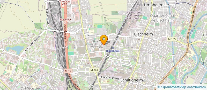 localisation de l'entreprise ABE  SCHILTIGHEIM