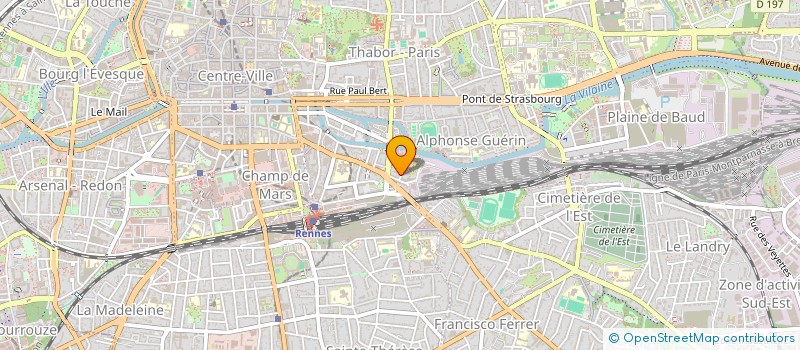 localisation de l'entreprise ABE  RENNES