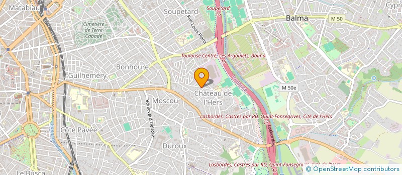localisation de l'entreprise ABE à TOULOUSE