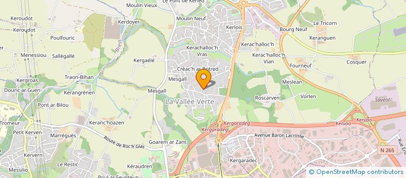 localisation de l'entreprise ABE CHARPENTE  GOUESNOU