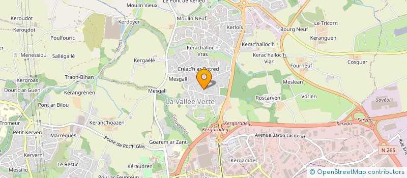 localisation de l'entreprise ABE COUVERTURE à GOUESNOU