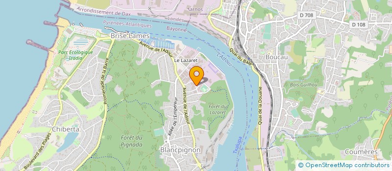 localisation de l'entreprise ABE GONZALEZ ET FILS  ANGLET