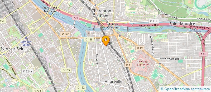 localisation de l'entreprise ABE HOLDING à ALFORTVILLE