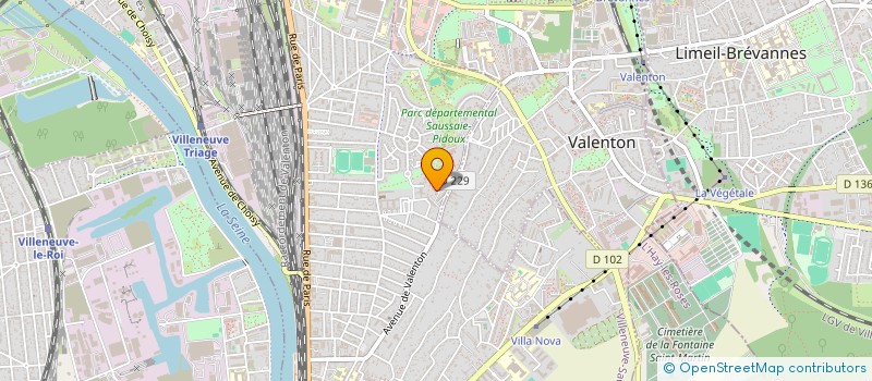 localisation de l'entreprise ABE PEINT à VILLENEUVE-SAINT-GEORGES