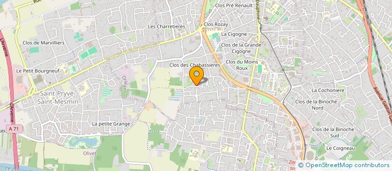 localisation de l'entreprise ABE RECORD à ORLEANS