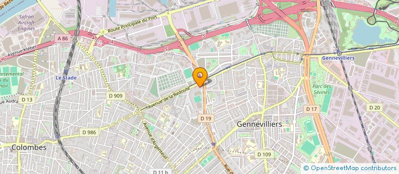 localisation de l'entreprise ABE SERVICES à ASNIERES-SUR-SEINE