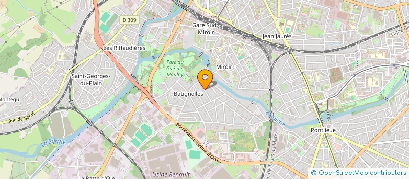 localisation de l'entreprise ABEBO  LE MANS