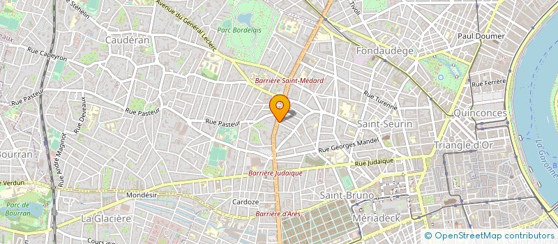 localisation de l'entreprise ABEC IMMOBILIER à BORDEAUX