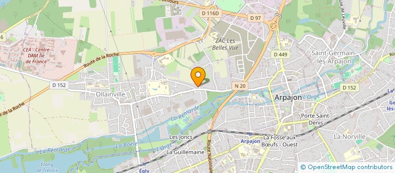 localisation de l'entreprise ABEC TRANSPORTS  OLLAINVILLE