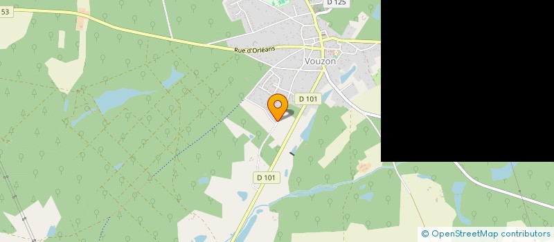 localisation de l'entreprise ABECA C & C  VOUZON