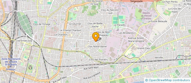 localisation de l'entreprise ABECAP à ORLEANS