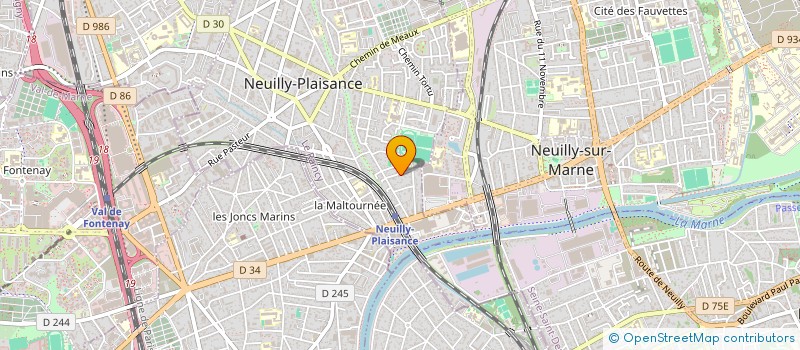 localisation de l'entreprise ABECASSIS LE LABORATOIRE DES DENTISTES à NEUILLY-PLAISANCE