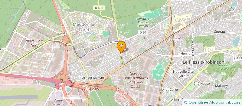 localisation de l'entreprise ABECED'AIR à CLAMART