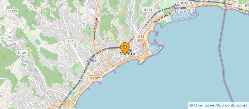 localisation de l'entreprise ABECEDAIRE ENCADREMENT à MENTON