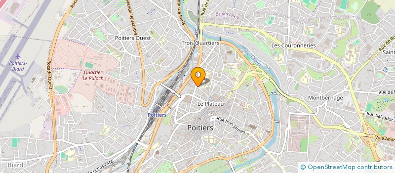 localisation de l'entreprise ABECEDE PAUL BERT à POITIERS