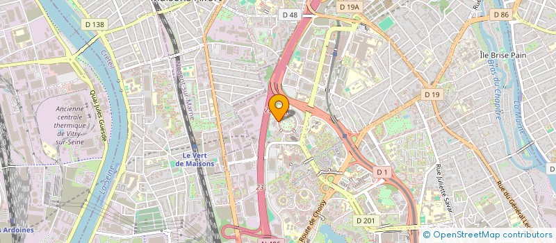 localisation de l'entreprise ABECO TRAVAUX à NOISY-LE-SEC