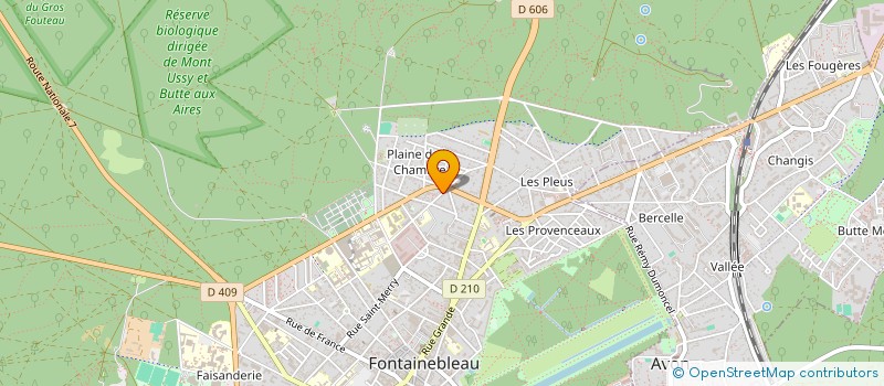 localisation de l'entreprise ABECQ à FONTAINEBLEAU