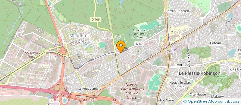 localisation de l'entreprise ABED TRAVEL SERVICE à CLAMART